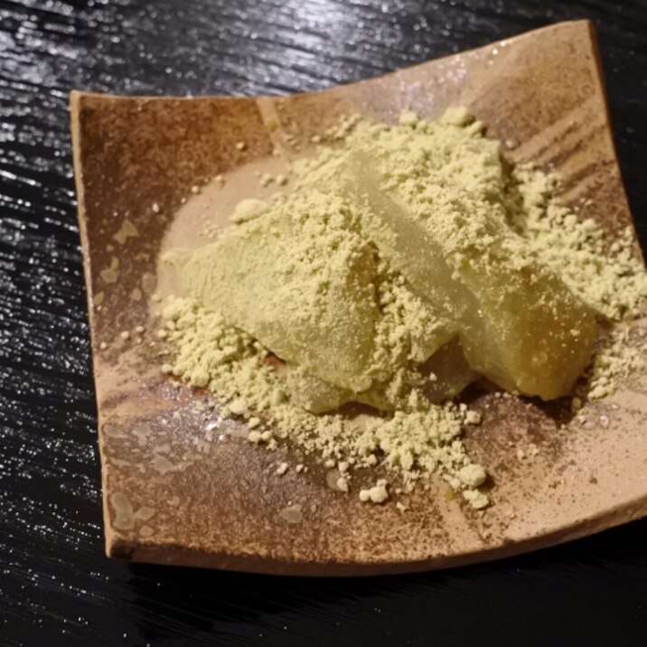 島根県のナンメの青豆粉でわらび餅